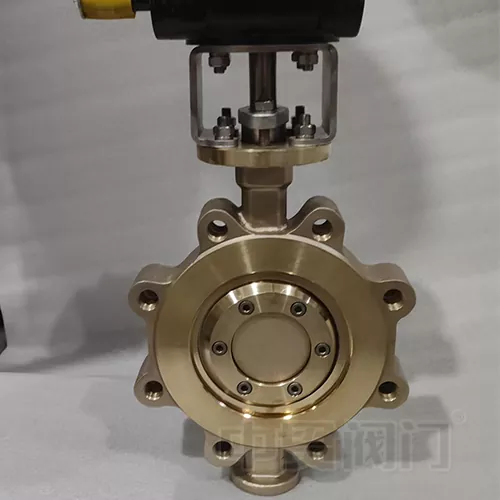 C95800 Marin Triple Offset Lug Butterfly Injap