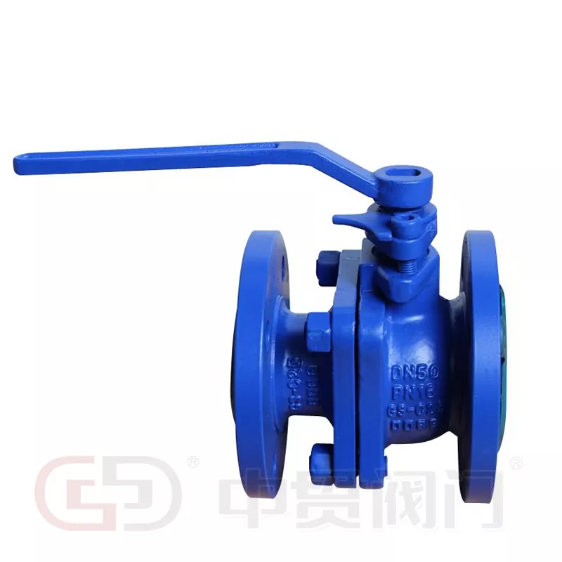 Injap bola terapung Din Flange