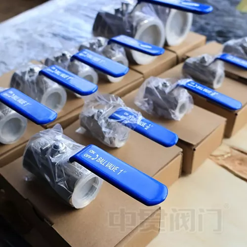 Manual 1pc injap bola akhir berulir
